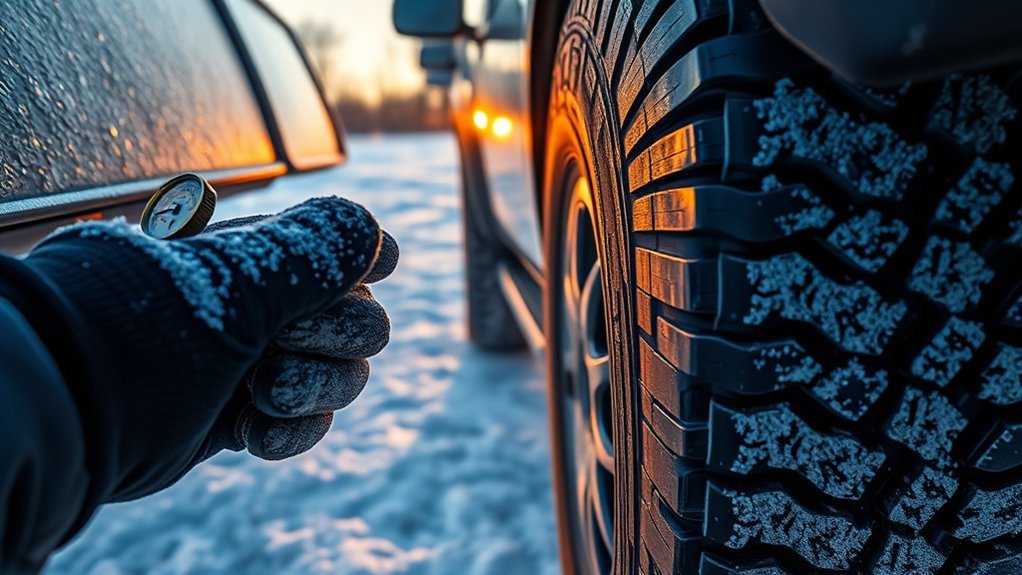 winter tire pressure adjustment