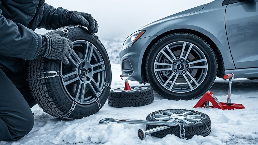 winter tires versus chains