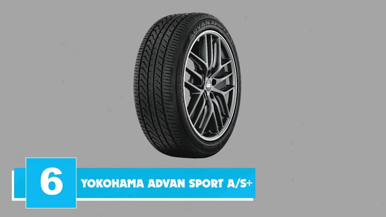 Yokohama Advan Sport A/S+ all-season performance tire slide for top pick #6
