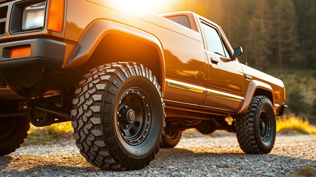 1st gen tacoma tire sizes
