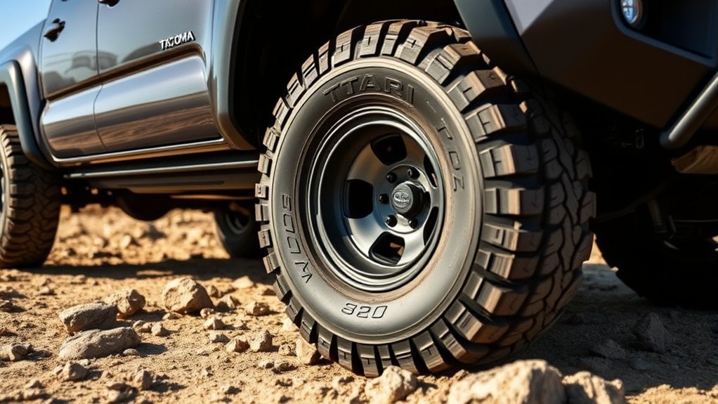 2024 tacoma tire specifications