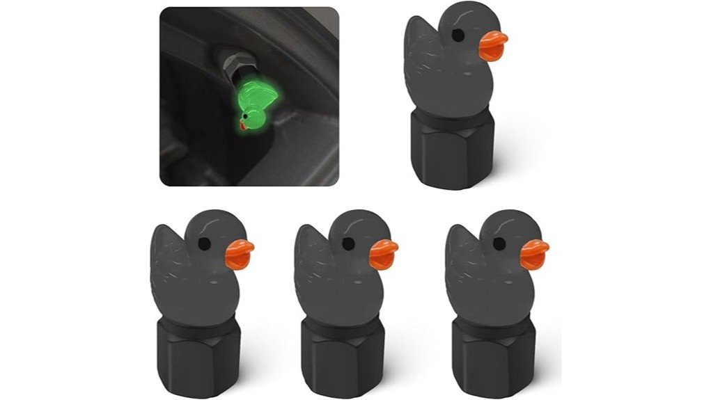 adorable duck valve caps