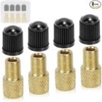 brass presta valve adapters