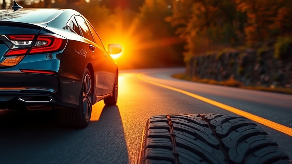 break in new tires