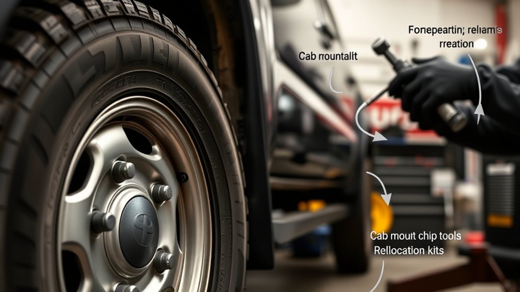 cab mount modifications enhance clearance