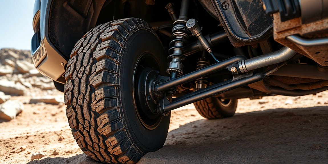 caster angle enhances off roading