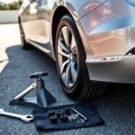 change flat tire guide