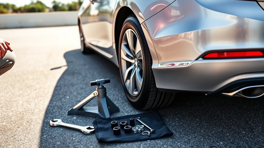change flat tire guide