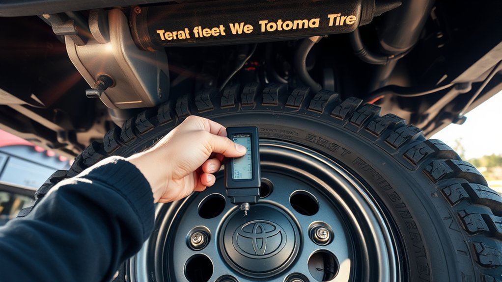 check tacoma spare tire