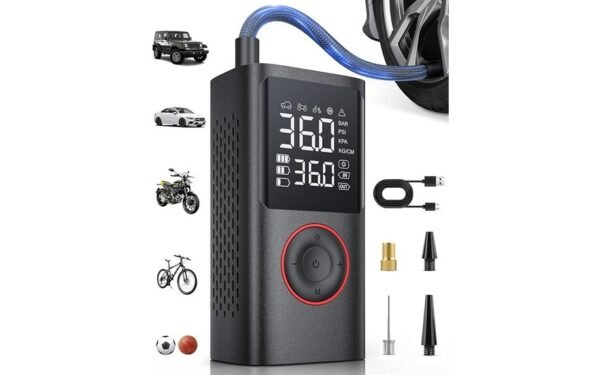 compact efficient tire inflator