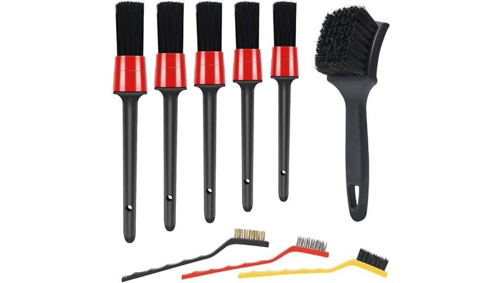 comprehensive detailing brush set