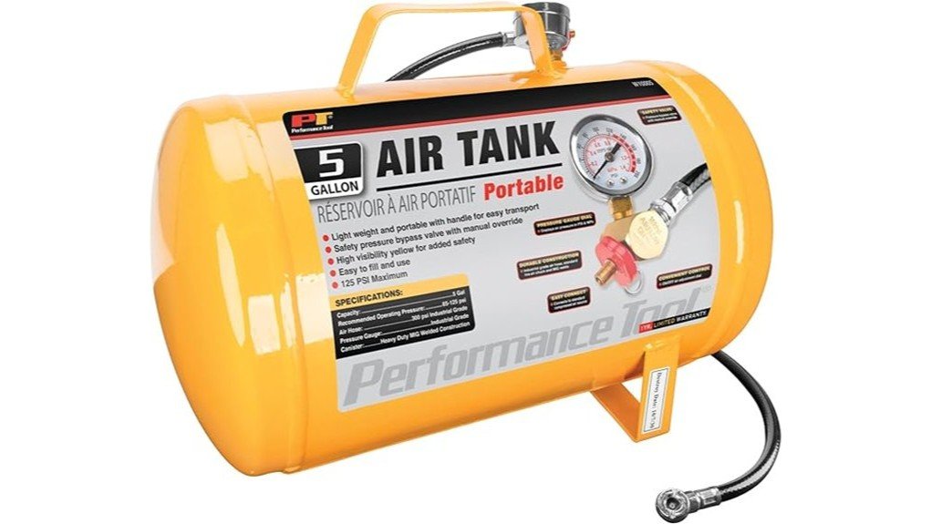 convenient portable air tank