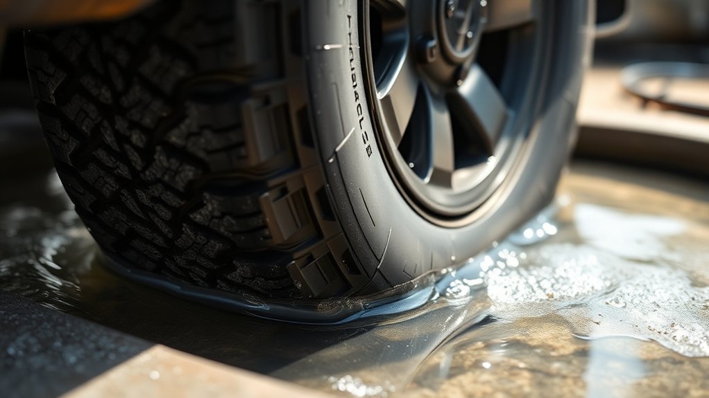 detecting tire bead leaks