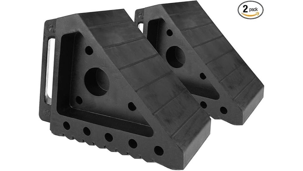 durable rubber wheel chock
