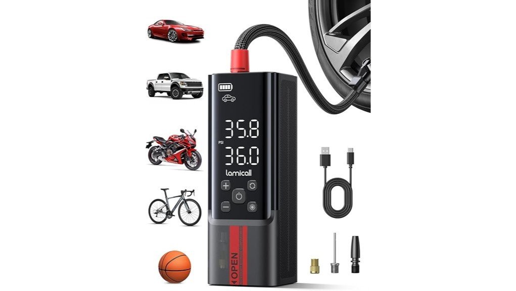 efficient portable tire inflator