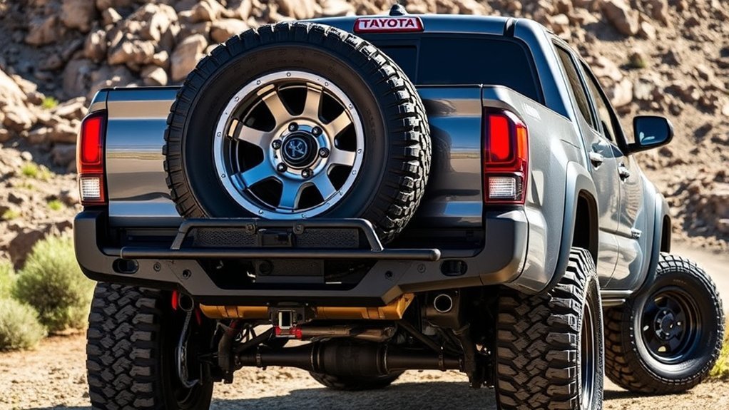 essential tacoma spare tire carrier