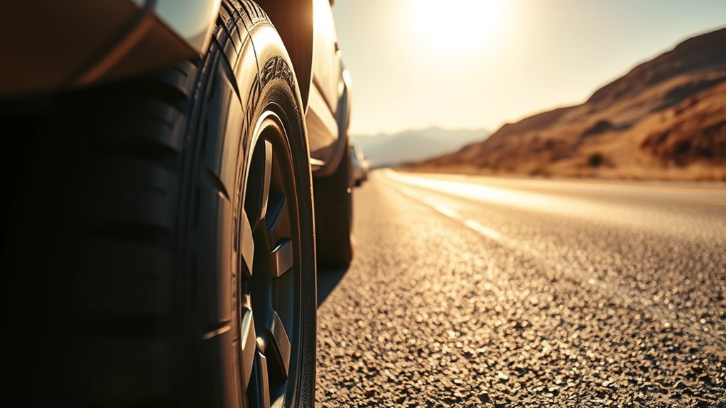heat increases tire pressure