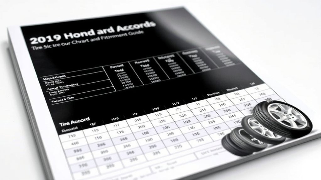 honda accord tire specifications