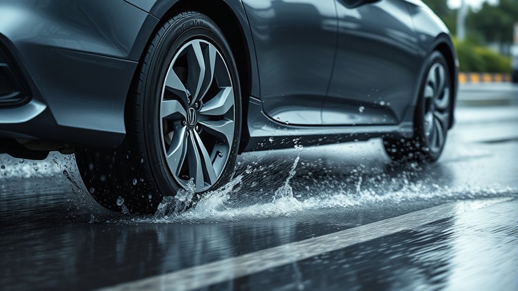 honda accord wet tire performance