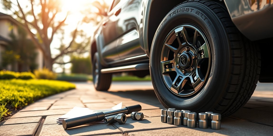 inspect and replace lug nuts