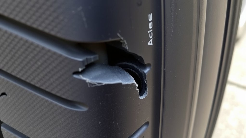inspect tire sidewall damage