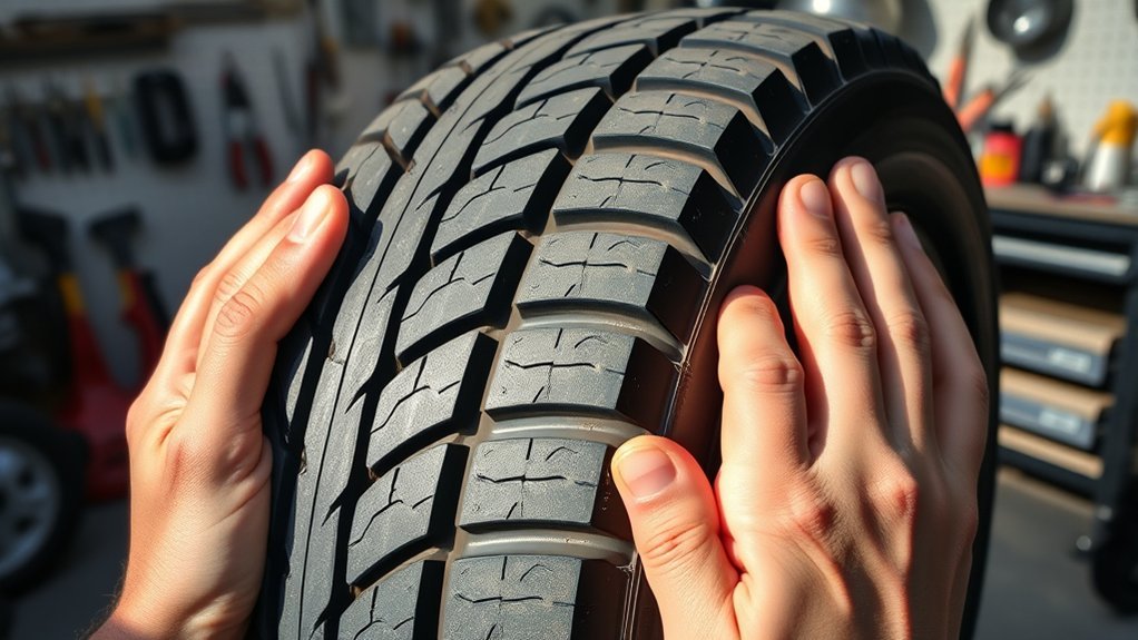 inspect tires for damage