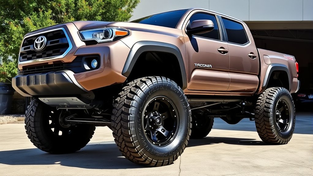 largest tire size tacoma