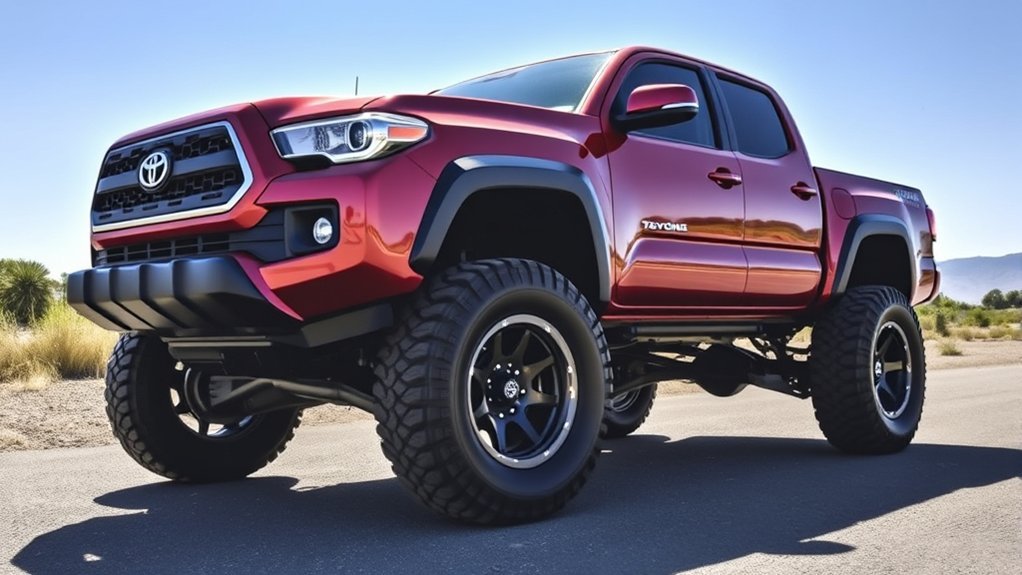 largest tires tacoma leveling