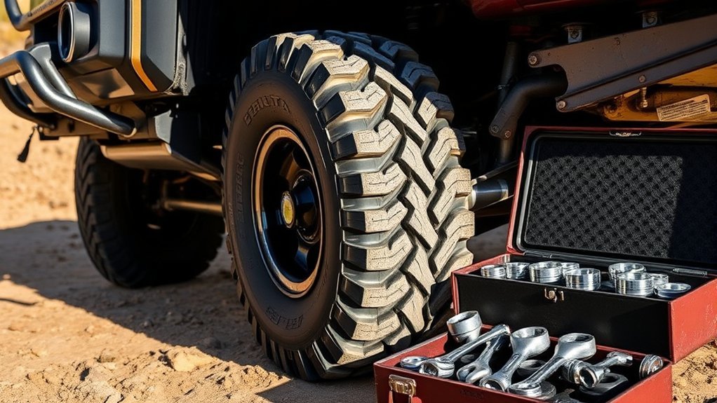 lifted tacoma tire adjustment