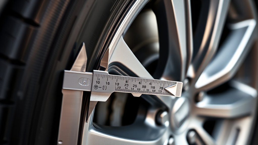 measuring honda accord wheel offset