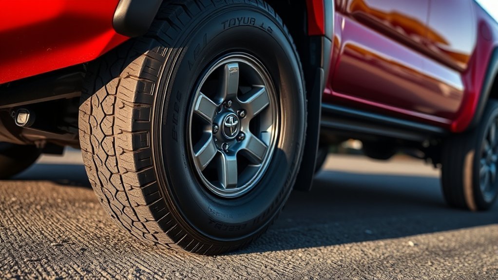 mismatched tires on tacoma