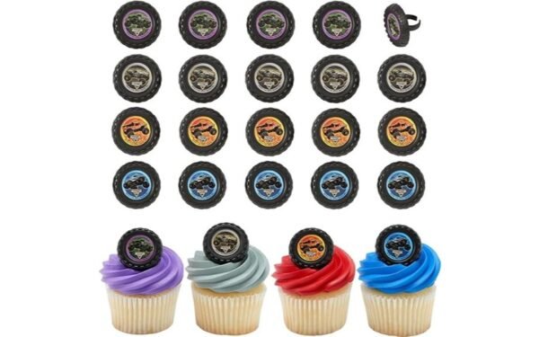 monster jam cake toppers