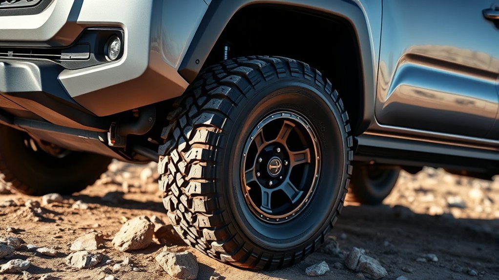 Toyota Tacoma tire size options for camping and off-road trips