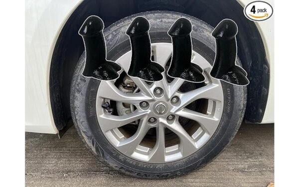 prank tire valve caps