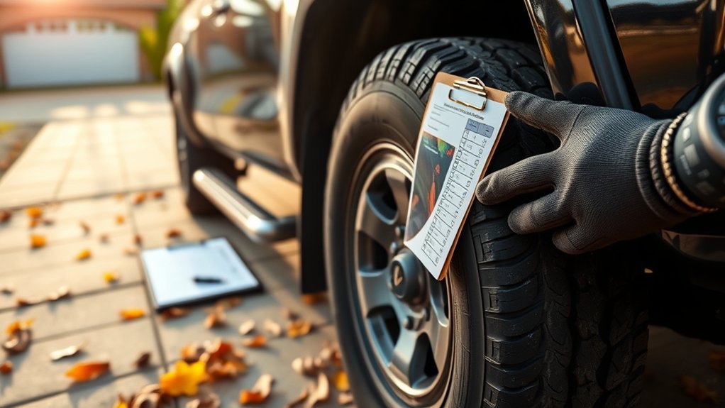 pre rotation tire inspection checklist