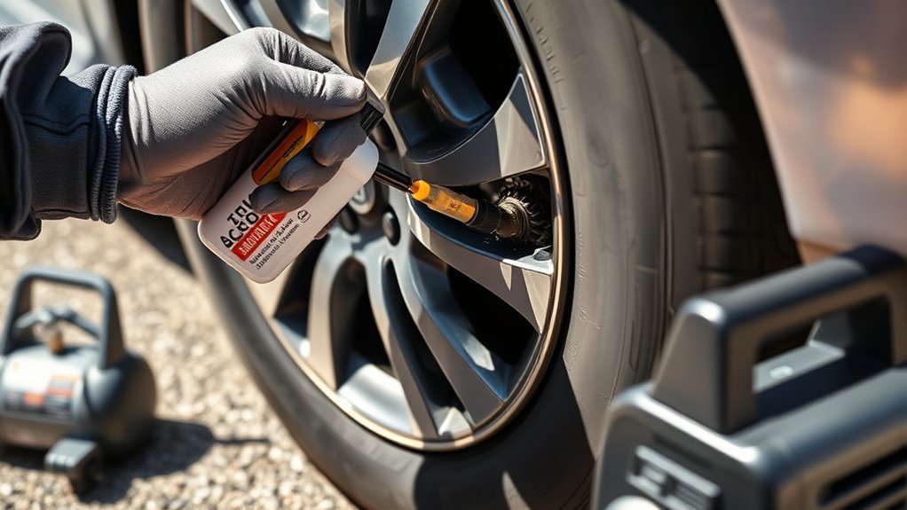 proper tire sealant injection