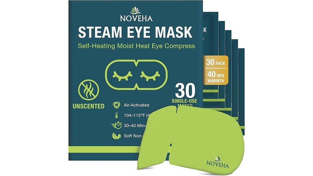 relaxing self heating eye mask