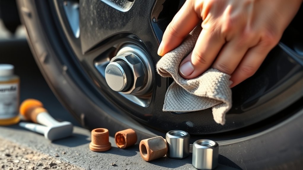 replace rusty lug nuts