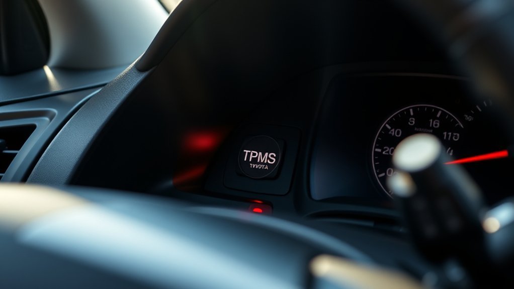 Toyota Hilux TPMS reset or initialization controls