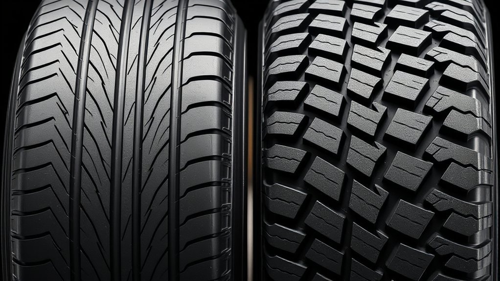 Rubber compound affects tire grip, wear, heat, and rolling resistance