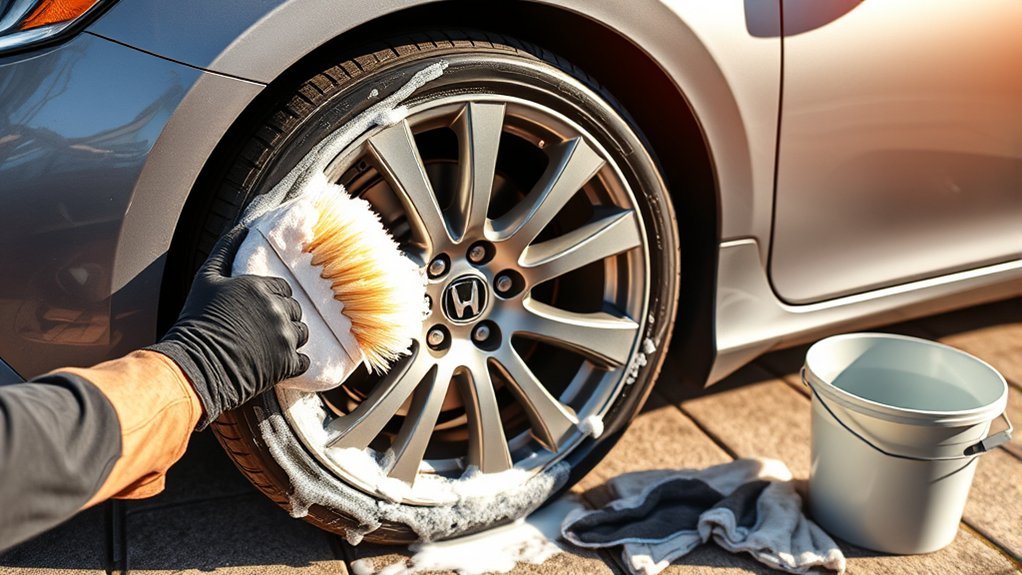 safe alloy wheel cleaning
