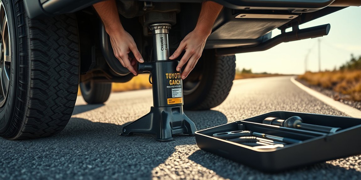 safe car jack usage