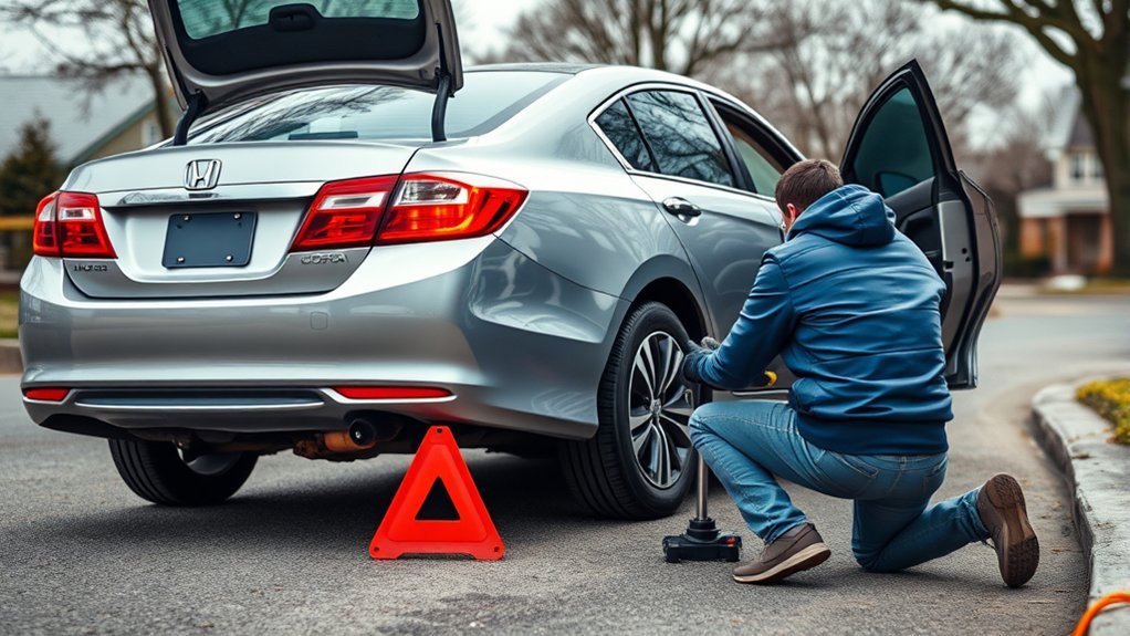 safe tire change procedure
