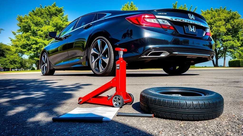 safe tire change procedure