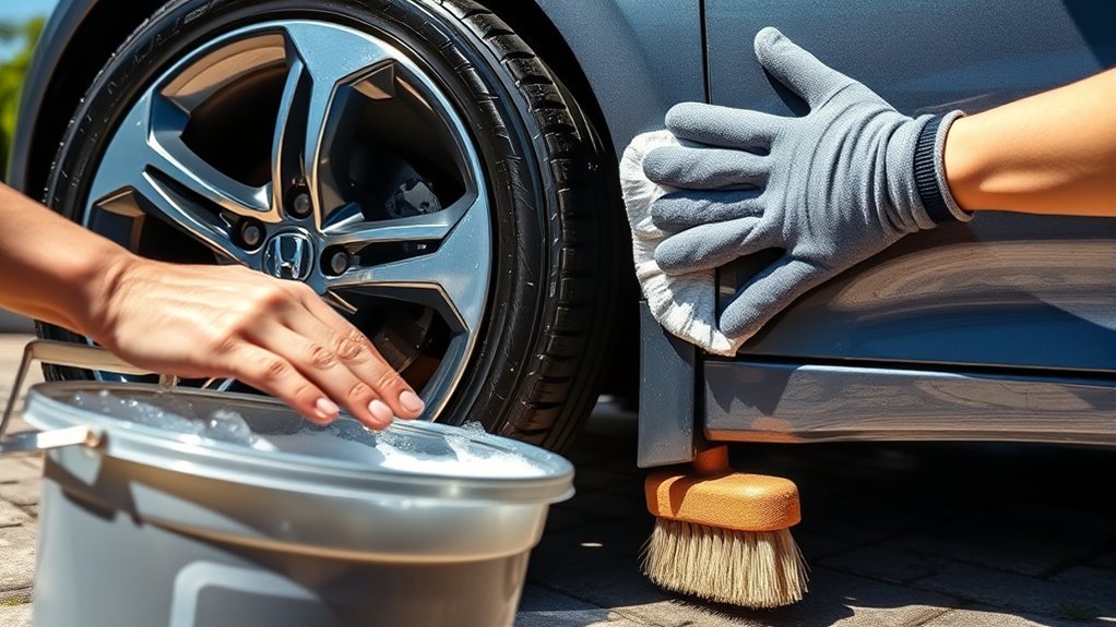 safe tire cleaning tips