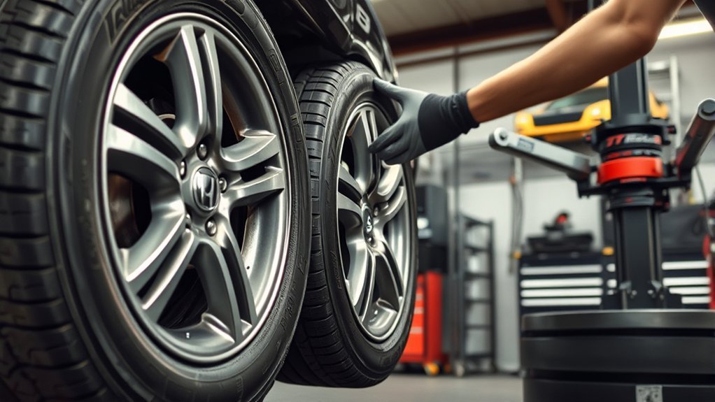 safely mount tires accurately