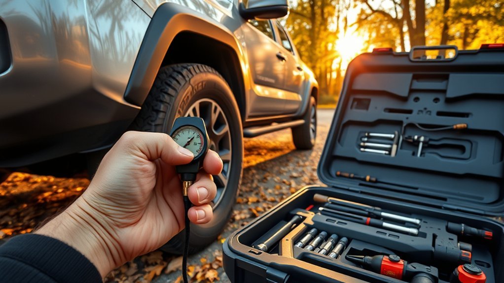 seasonal tire pressure checks
