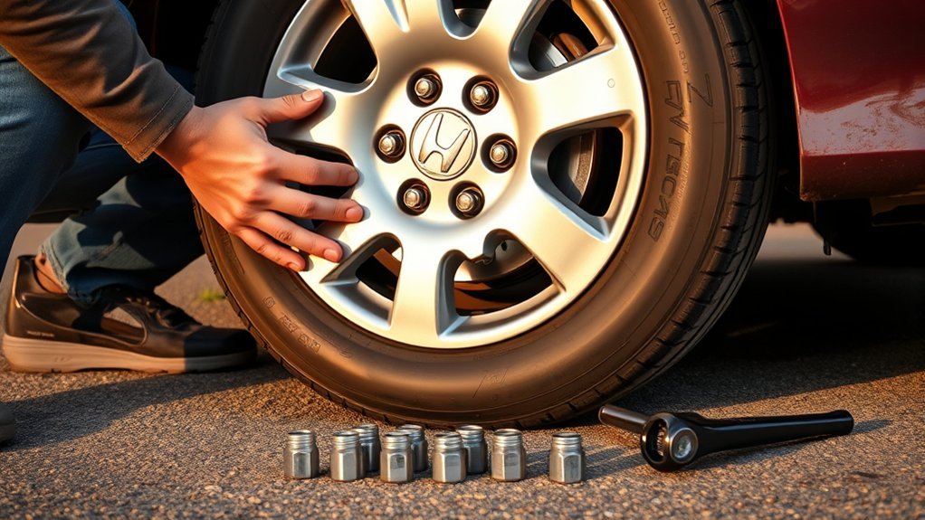 securely install spare tire