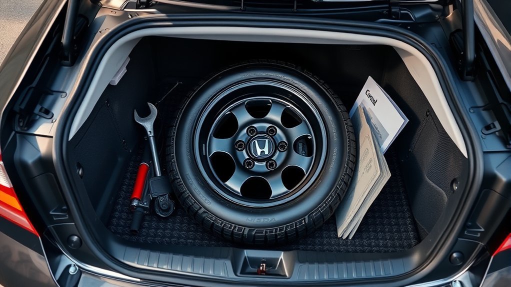 spare tire access instructions