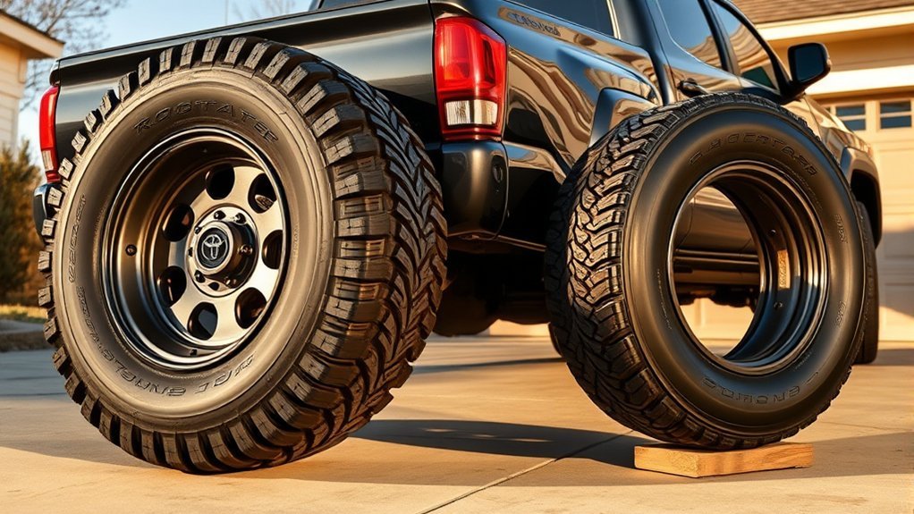spare tire comparison tacoma